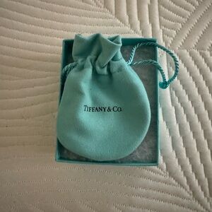 Tiffany and Co Open Heart Studs Elsa Peretti in Sterling Silver